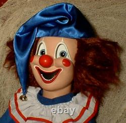 HAUNTED Clown doll EYES FOLLOW YOU Creepy Halloween Poltergeist prop