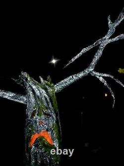 HAUNTED GLOWING HALLOWEEN TREES Halloween Props, OOAK by MADMAT