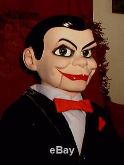 HAUNTED Ventriloquist Doll EYES FOLLOW YOU Dummy Puppet Halloween creepy prop