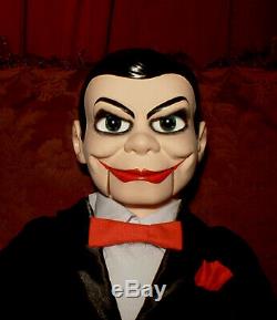 HAUNTED Ventriloquist Doll EYES FOLLOW YOU Dummy Puppet Halloween creepy prop