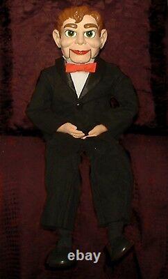 HAUNTED Ventriloquist doll EYES FOLLOW YOU Creepy Slappy dummy puppet oddity
