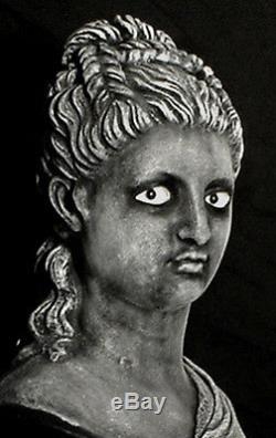 HAUNTED Victorian Bust Statue EYES FOLLOW YOU Mansion House Halloween Prop