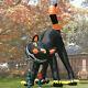 Halloween 20 Ft Animated Black Cat Airblown Inflatable Light Yard Decor Prop