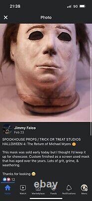 Halloween 4 Michael Myers Mask Jimmy Falco Spookhouse Props