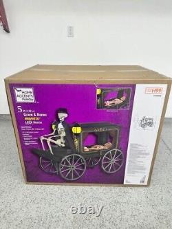 Halloween 5 ft. Animated LED Hearse by Home Depot SACRAMENTO Pickup