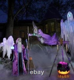 Halloween 5ft Moonlit Magic Bubbling Cauldron LED Fire Tik Tok Home Depot