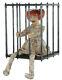 Halloween Animated Caged Kid Walk Around Prop Decoration