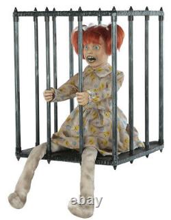 Halloween Animated Costume Accessory CAGED KID WALK AROUND Prop Haunted House