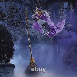 Halloween Animated Hovering Witch Animatronics Halloween Decorations Outdoor hot