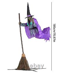 Halloween Animated Hovering Witch Animatronics Halloween Decorations Outdoor hot