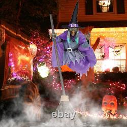 Halloween Animated Hovering Witch Animatronics Halloween Decorations Outdoor hot