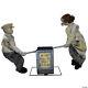 Halloween Animated Playground See Saw Victorian Dolls Prop Haunted House Horror