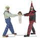 Halloween Animated Tug Of War Red Black Clown Haunted House Prop Pre-order New