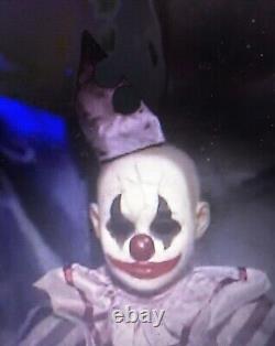 Halloween Animatronic 3' Tumbling Clown Doll Carnival Prop Seasonal Visions