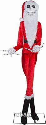 Halloween Animatronic Jack Skellington Santa Nightmare Before Christmas 6.5