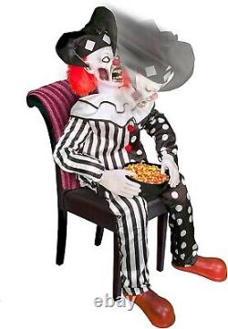 Halloween Animatronic Scare Clown Decoration