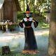 Halloween Animatronic Whimsical Witch Spell Casting Prop Seasonal Visions