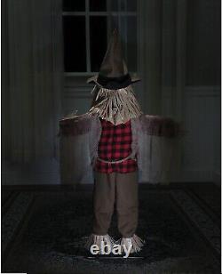 Halloween Creepy Animatronic 36 Twitching Scarecrow Prop Seasonal Visions NEW