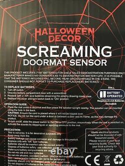 Halloween Decor Party Prop Screaming Doormat Sensor Brand New In Box