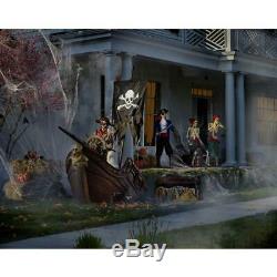Halloween Decor Pirate Ship Animated Steering Wheel Haunted House Props 116 Inch