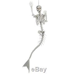 Halloween Decoration Original Mermaid Life-Size Skeleton Halloween Outdoor Decor
