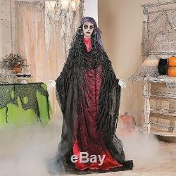 Halloween Decorations Animated Haunted House Props Gypsy Woman Fortune Teller