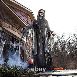 Halloween Express Towering Reaper Animated Halloween Decoration Size 10 ft