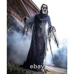 Halloween Express Towering Reaper Animated Halloween Decoration Size 10 ft