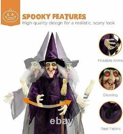 Halloween Ghost Standing Scary Witch Wanda for Outdoor Indoor Decoration 5' 4''H