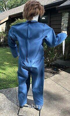 Halloween H20 Gemmy Lifesize MICHAEL MYERS. Animatronic 6ft Works Great