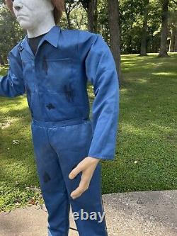 Halloween H20 Gemmy Lifesize MICHAEL MYERS. Animatronic 6ft Works Great