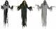 Halloween Hanging Props Animated Lifesize Witch Reaper Phantom 6ft Haunted House