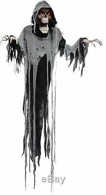 Halloween Hanging Props Animated Lifesize Witch Reaper Phantom 6FT Haunted House