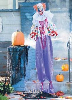 Halloween Haunted House Animated Scary Clown Holiday Prop 65H