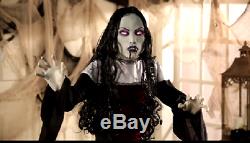Halloween Haunted House Prop Gothic Bloody Vampire Lady Spooky Scary Ghost 5'H