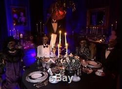 Halloween Haunted House Props Decor Skeleton Dining