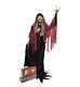 Halloween Haunted Living 7-ft Bluetooth Reaper Band Led Singer Animatronic Nib