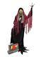 Halloween Haunted Living 7ft Bluetooth Reaper Band Led Singer Animatronic Nib