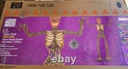 Halloween Home Accents Holiday 12' Tall Skeleton LCD Eyes