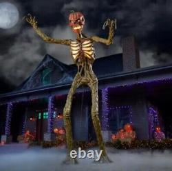 Halloween Home Accents Holiday 12' Tall Skeleton LCD Eyes