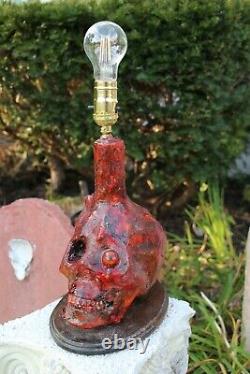 Halloween Horror Skull Lamp Light New Head Decor Lamp/Light House