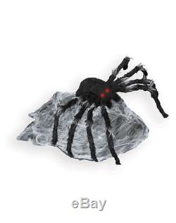 Halloween Huge Animated Jumping Spider, Lighted Eyes Prop Decoration