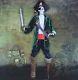 Halloween Life Size Animated Talking Pirate Skeleton Parrot Haunted House New