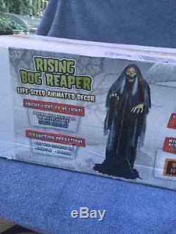 Halloween LifeSize Animated BOG REAPER RISING Animatronic Prop Haunted House NEW