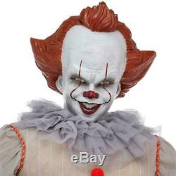 Halloween Lifesize Animated IT THE MOVIE PENNYWISE CLOWN GEMMY Prop IN STOCK
