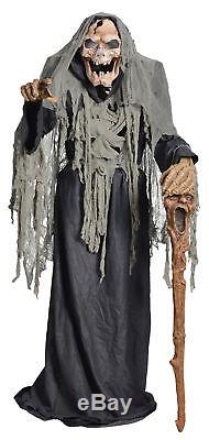 Halloween Prop 6 FT Animated Pestilence Smoldering Reaper