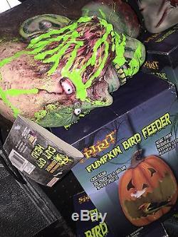 Halloween Prop Decoration Lot Heads Arms Spiders Tombstones