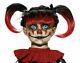 Halloween Prop Spinning Head Harlequin Animatronic Animated Creepy Clown Doll