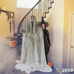 Halloween Props Decorations Life Size Animated Scary Ghostly Bride, Yard Outdoor