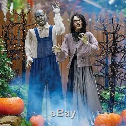 Halloween Props Decorations Zombies Life Size Animated Scary Couple Outdoor Yard